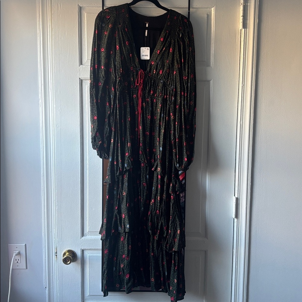 Free People Tried and True Floral Midi Dress - Picture 4 of 5